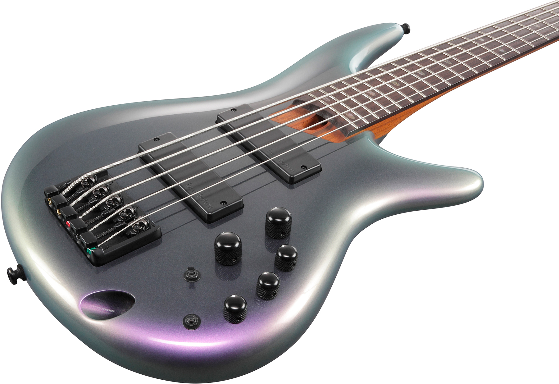 Ibanez Sr505e Bab Standard 5c Active Bartolini Rw - Black Aurora Burst - Basse Électrique Solid Body - Variation 2