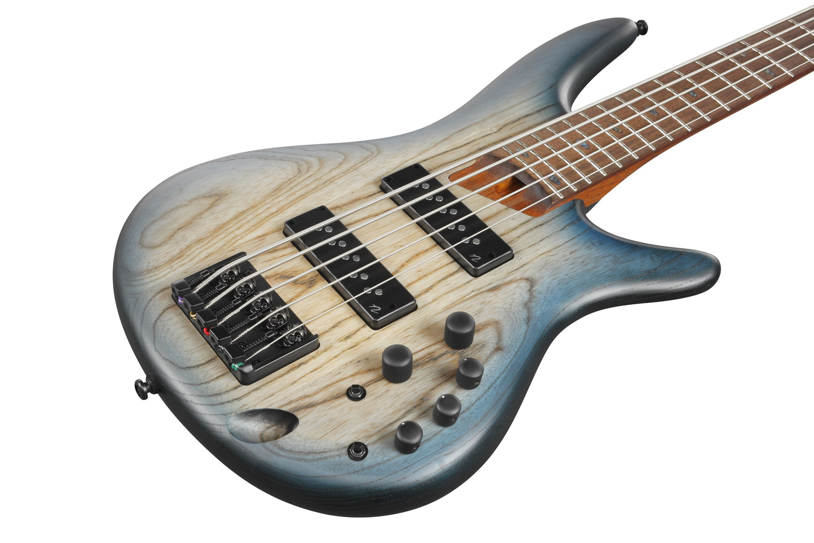 Ibanez Sr605e Ctf Standard 5c Active Rw - Cosmic Blue Starburst Satin - Basse Électrique Solid Body - Variation 2
