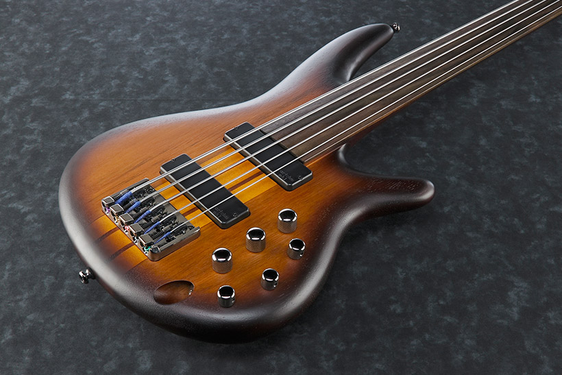 Ibanez Srf705 Bbf Workshop 5-cordes - Brown Burst Flat - Basse Électrique Solid Body - Variation 2