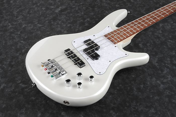 Ibanez Srmd200 Pw Sr Mezzo Active Jat - Pearl White - Basse Électrique Enfants - Variation 2