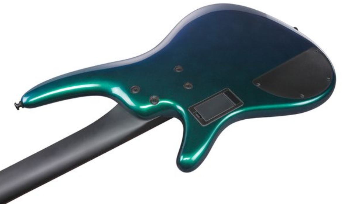 Ibanez Srms720 Bcm Workshop 4c Multiscale Active Fishman Fluence Pp - Blue Chameleon - Basse Électrique Solid Body - Variation 4