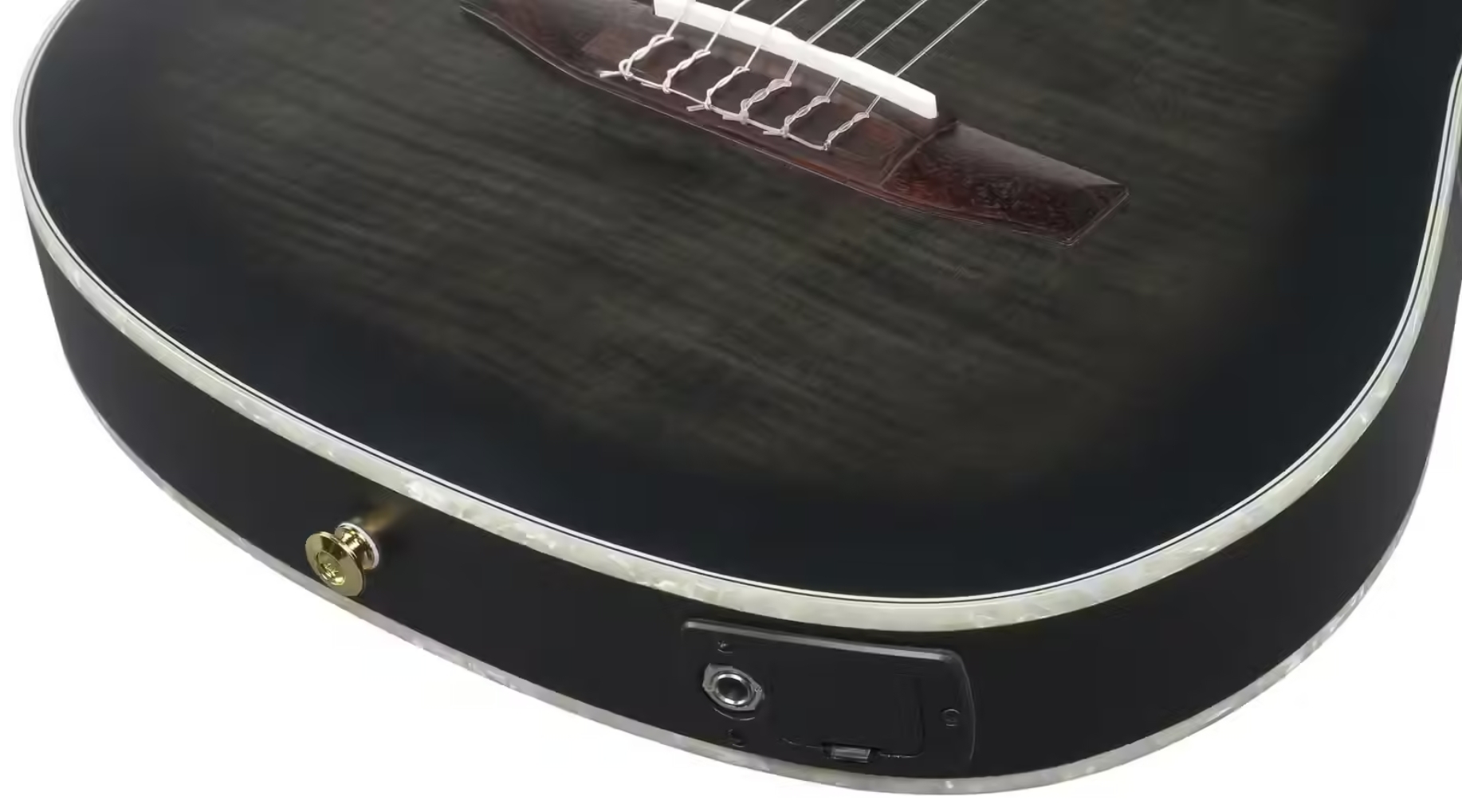 Ibanez Tim Henson Tod20fmn Bfl Ind Signature Erable Sapele Rw - Black Burst Fade Low Gloss - Guitare Classique Format 4/4 - Variation 2