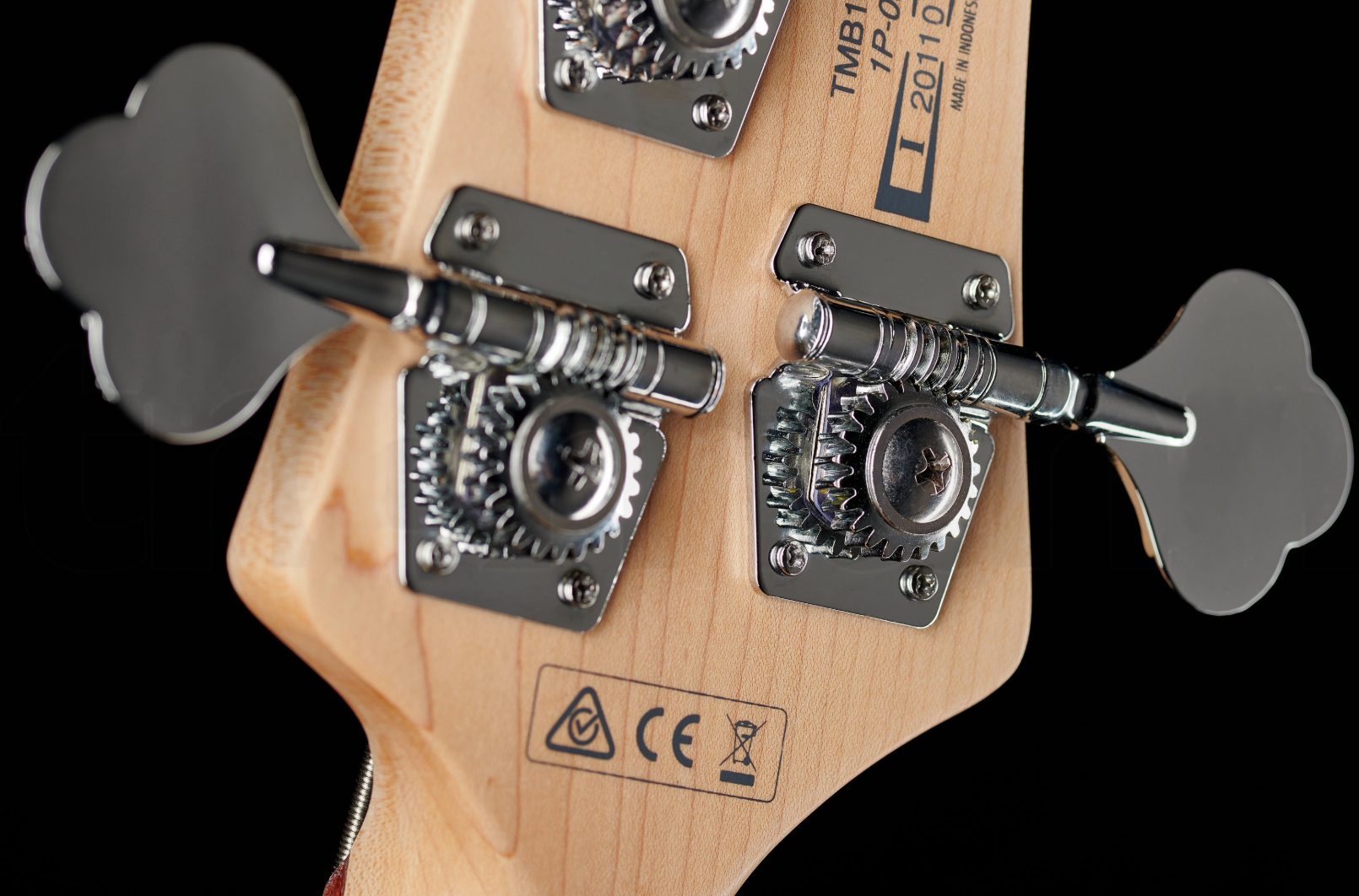 Ibanez Tmb100l Bk Standard Talman Bass Lh Gaucher Active Jat - Black - Basse Électrique Solid Body - Variation 3