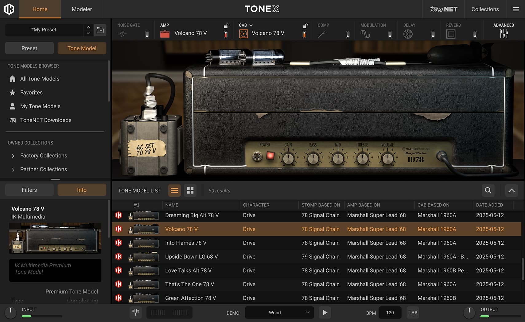 Ik Multimedia Tonex One Brown Sound Ltd Red - Simulation ModÉlisation Ampli Guitare - Variation 5