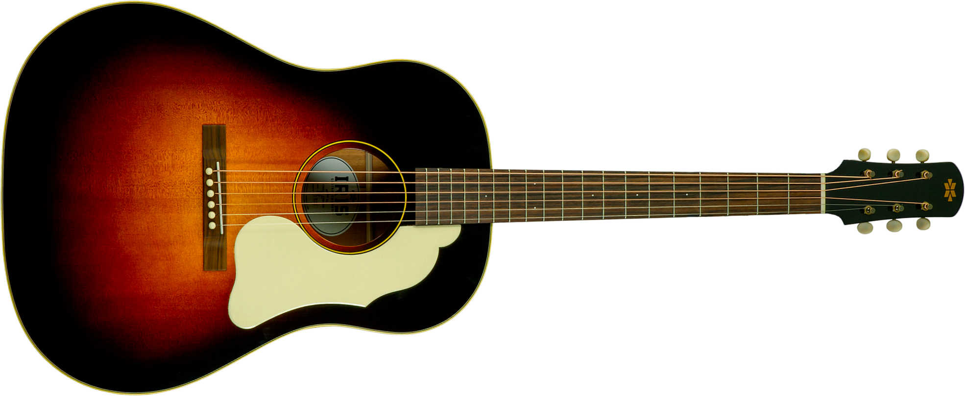 Iris Df Dreadnought Epicea Acajou Rw #1426 - Relic Tobacco Burst - Guitare Folk - Main picture