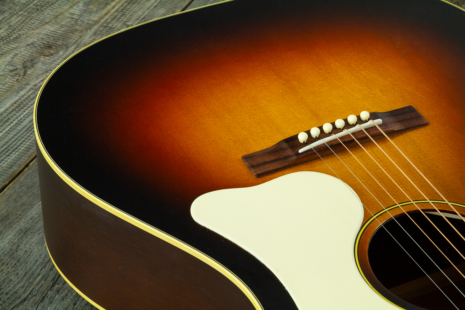 Iris Df Dreadnought Epicea Acajou Rw #1435 - Relic Tobacco Burst - Guitare Folk - Variation 2