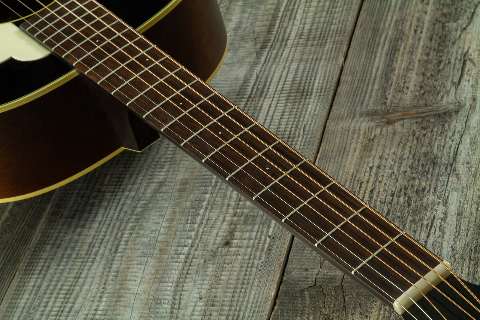 Iris Df Dreadnought Epicea Acajou Rw #1435 - Relic Tobacco Burst - Guitare Folk - Variation 4