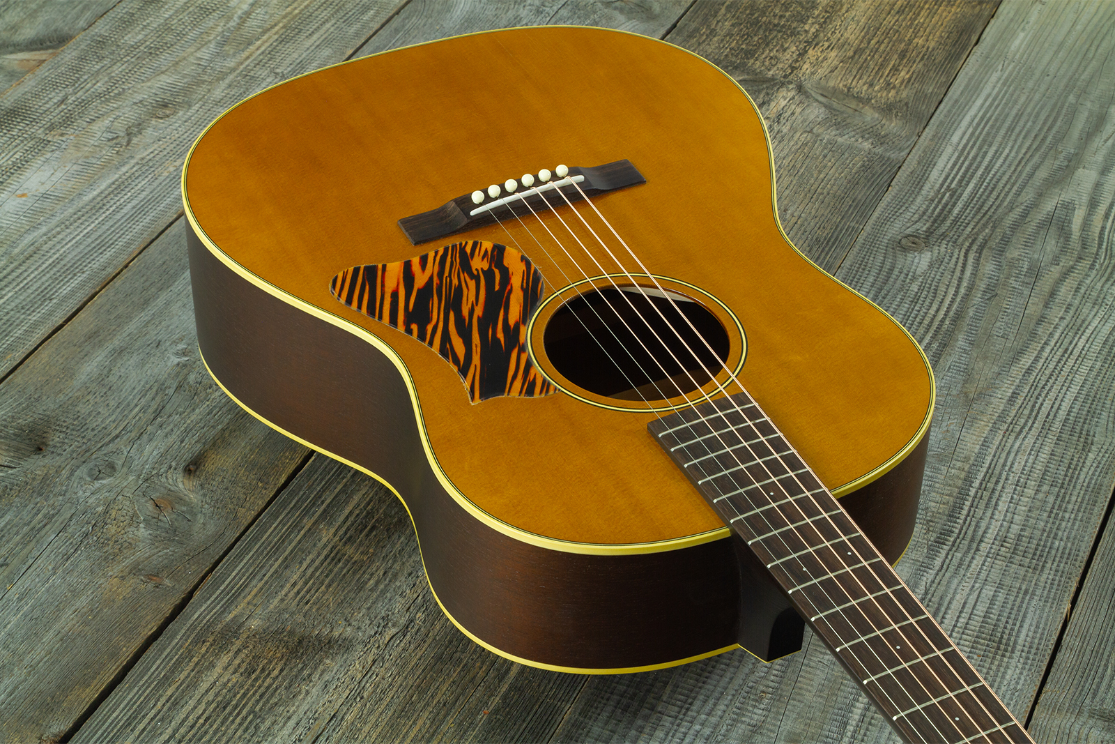 Iris Og Concert Epicea Acajou Rw #1389 - Relic Natural - Guitare Folk - Variation 1