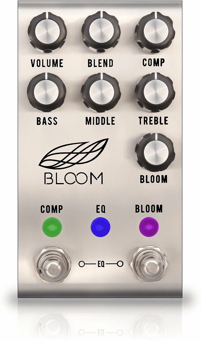 Jackson Audio Bloom V2 Silver Compresseur - PÉdale Compression / Sustain / Noise Gate - Main picture