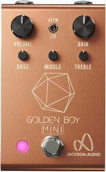 Pédale overdrive / distortion / fuzz Jackson audio Golden Boy Mini Rose Gold