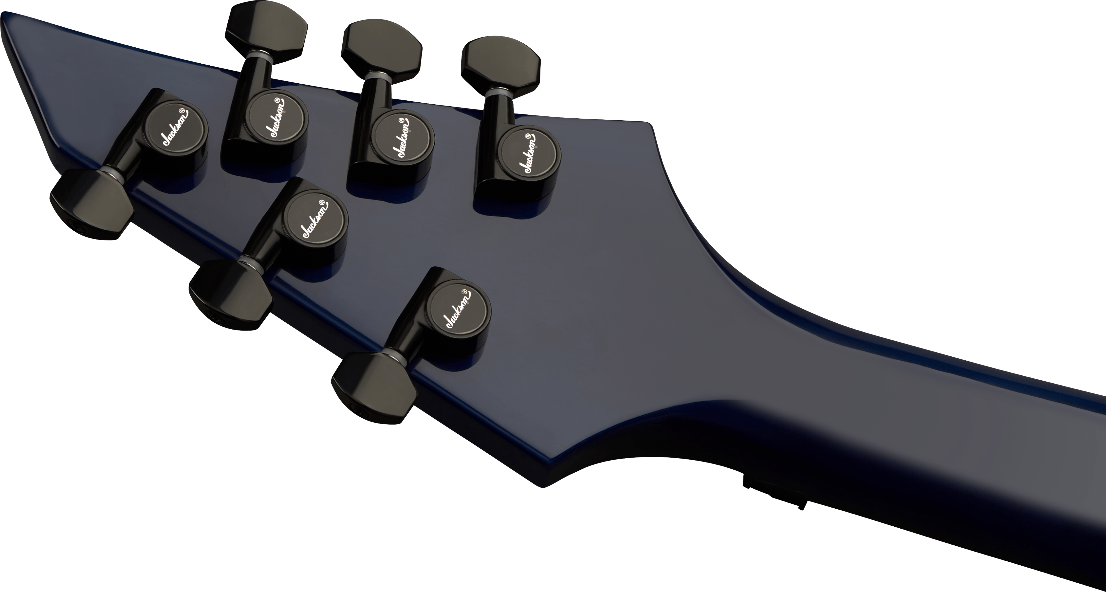 Jackson Chris Broderick Soloist 6 Pro 2h Dimarzio Fr Lau - Trans Blue Poplar - Guitare Électrique Forme Str - Variation 5
