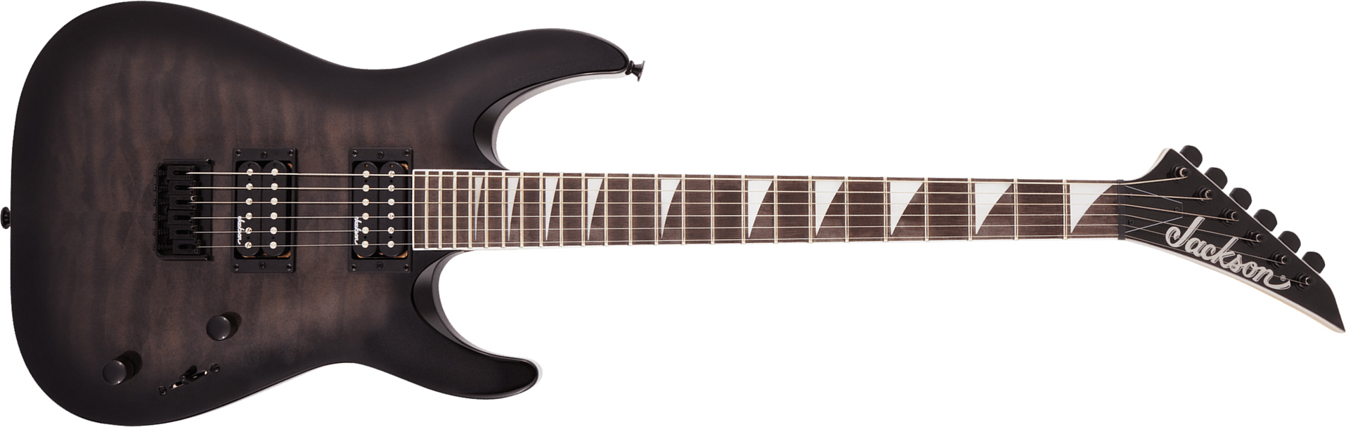 Jackson Dinky Arch Top Js32q Dka  Ht 2h Ama - Trans Black Burst - Guitare Électrique MÉtal - Main picture