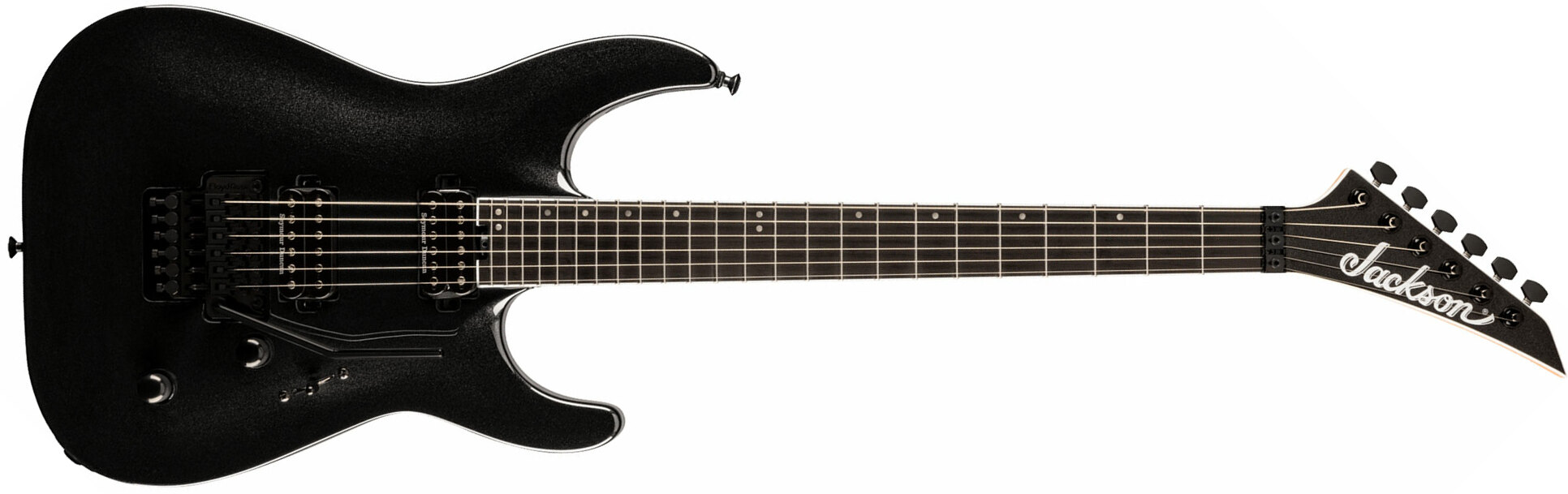 Jackson Dinky Dka Pro Plus 2h Seymour Duncan Fr Eb - Metallic Black - Guitare Électrique Forme Str - Main picture