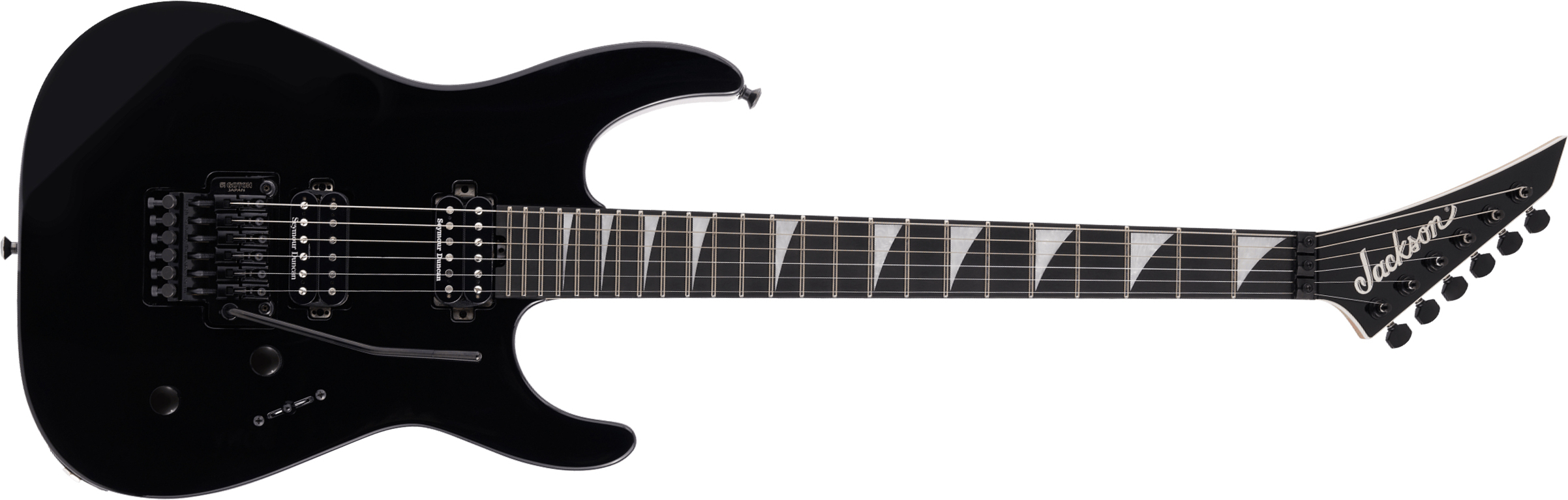 Jackson Dinky Dkr Mah Mj Jap 2h Seymour Duncan Fr Eb - Black - Guitare Électrique Forme Str - Main picture