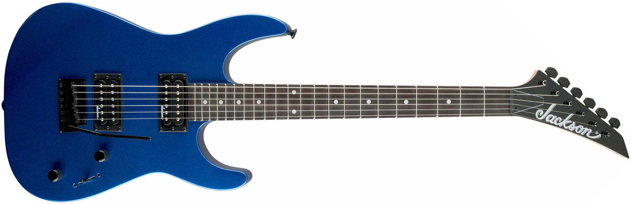 Jackson Dinky Js11 2h Trem Ama - Metallic Blue - Guitare Électrique Forme Str - Main picture