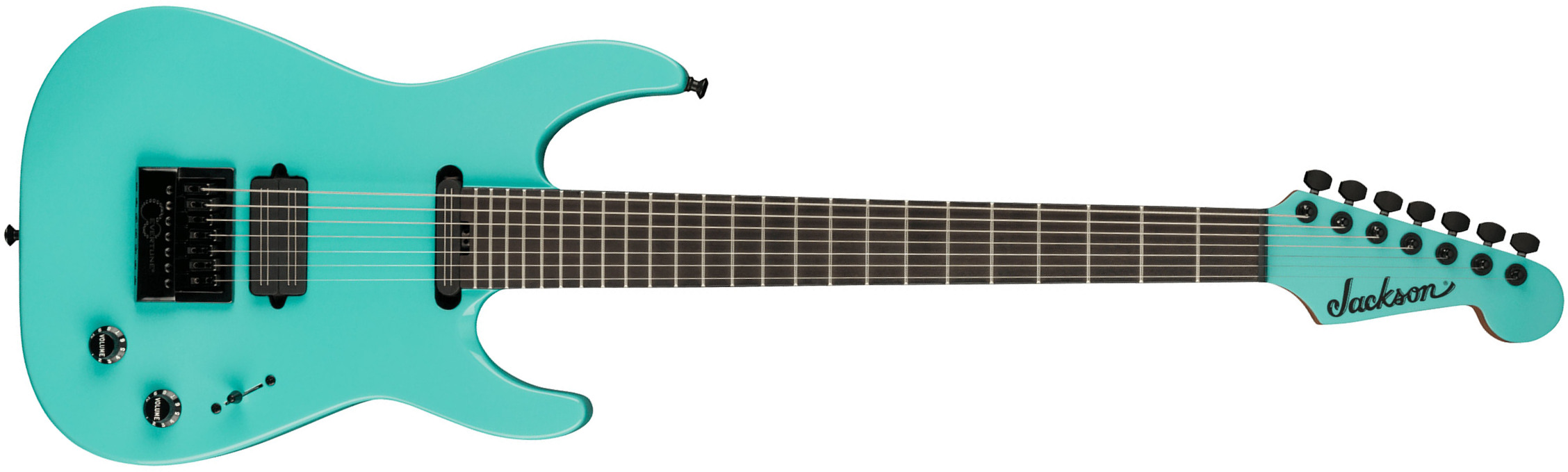 Jackson Josh Smith Soloist Sl7 Et Pro Signature Hs Bare Knuckle Ht Eb - Aquamarine - Guitare Électrique 7 Cordes - Main picture