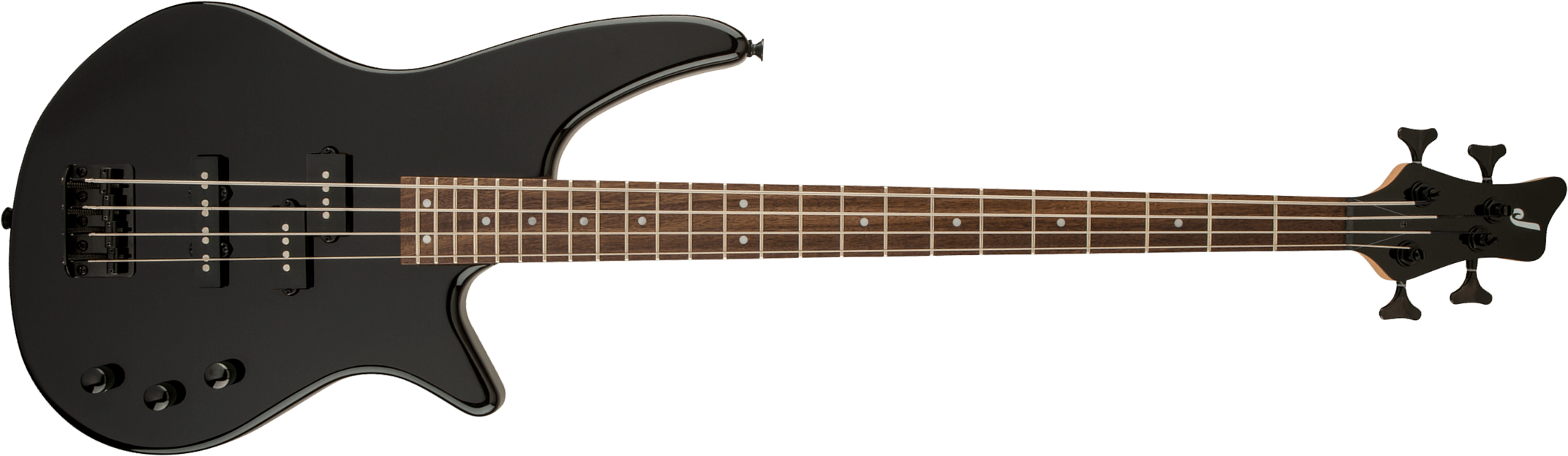 Jackson Js2 Spectra Bass Active Lau - Gloss Black - Basse Électrique Solid Body - Main picture