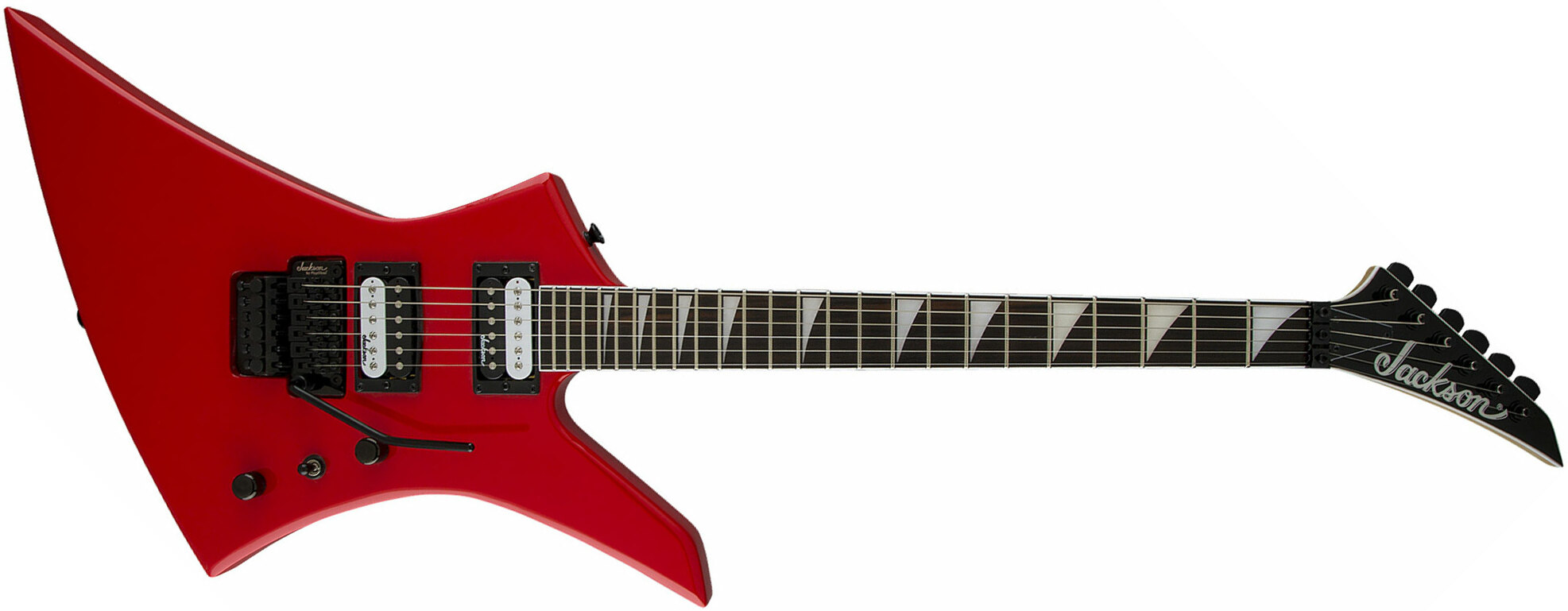 Jackson Kelly Js32 2h Fr Ama - Ferrari Red - Guitare Électrique MÉtal - Main picture