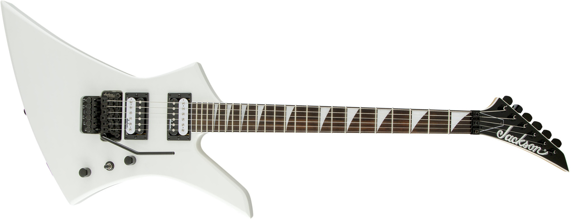 Jackson Kelly Js32 2h Fr Ama - Snow White - Guitare Électrique MÉtal - Main picture