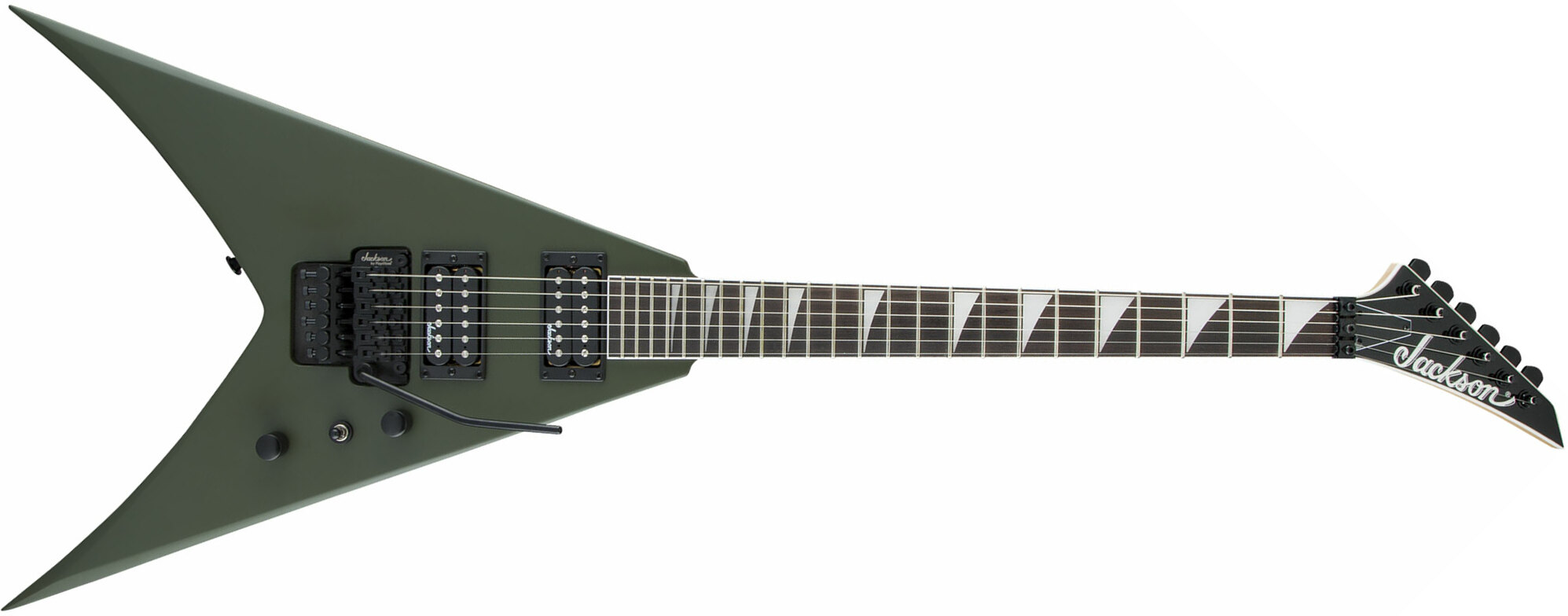 Jackson King V Js32 2h Fr Ama - Matte Army Drab - Guitare Électrique MÉtal - Main picture