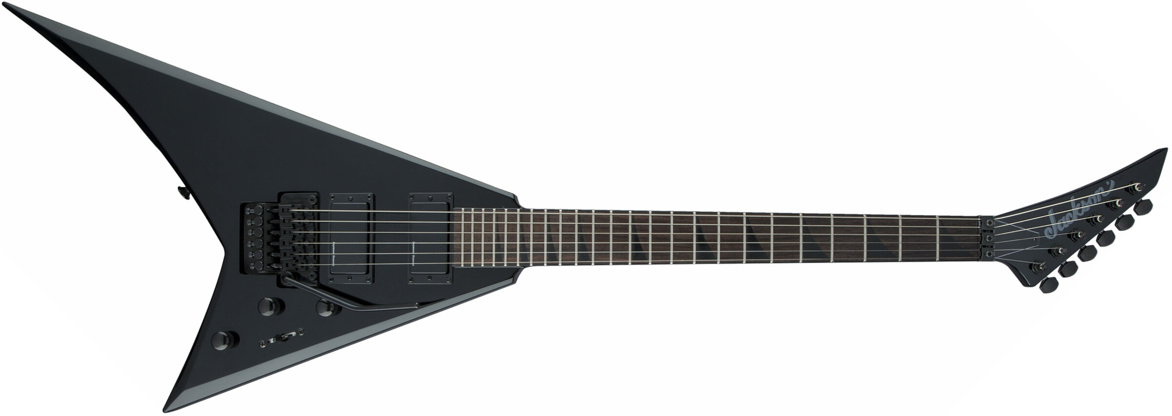 Jackson Rhoads Rrx24 Hh Seymour Duncan Fr Rw - Black - Guitare Électrique MÉtal - Main picture