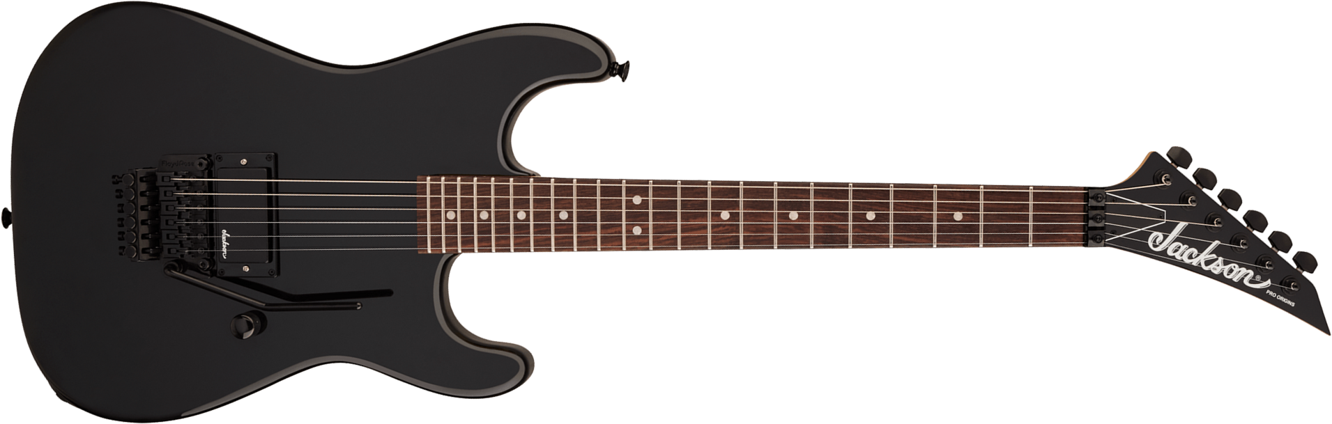 Jackson San Dimas Sd1 H Fr Pro Origins 1985 Mex 1h Fr Rw - Gloss Black - Guitare Électrique Forme Str - Main picture