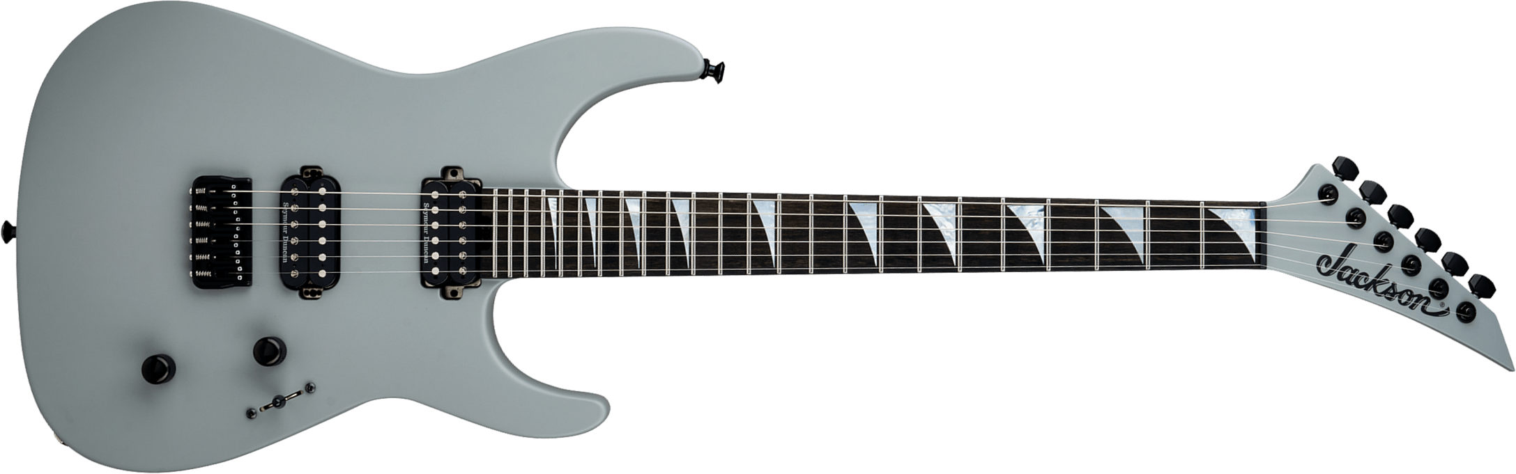 Jackson Sl2 Dx Ht American Soloist Usa 2h Seymour Duncan Eb - Satin Porsche Gray - Guitare Électrique MÉtal - Main picture