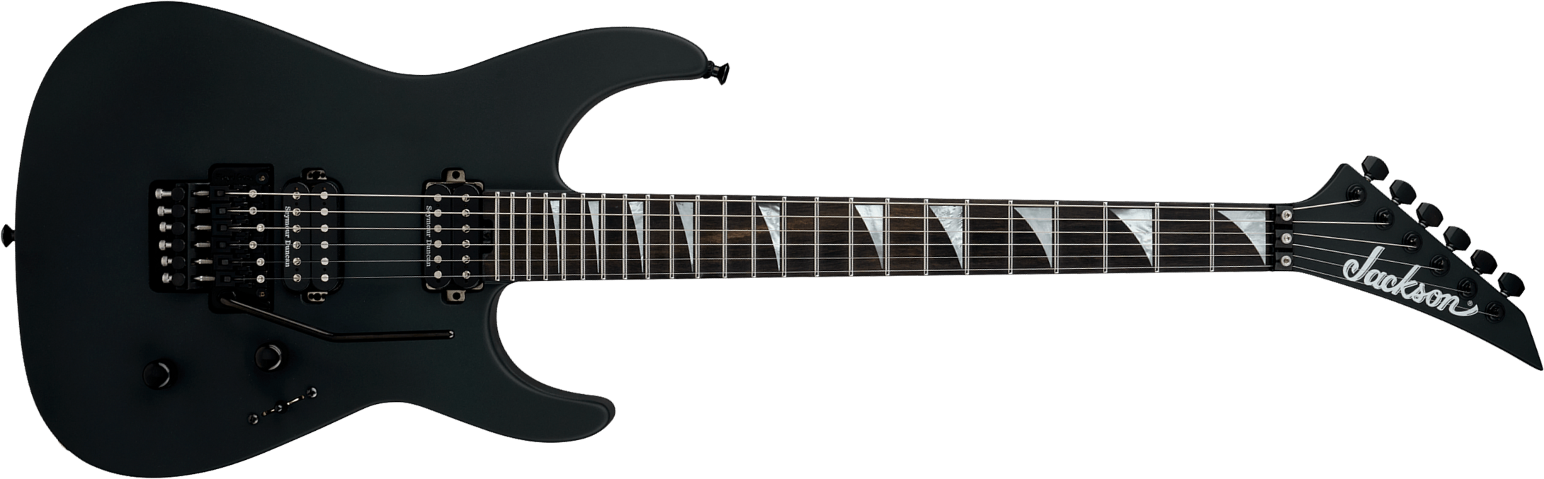 Jackson Sl2dx American Soloist Usa 2h Seymour Duncan Fr Eb - Satin Black - Guitare Électrique MÉtal - Main picture