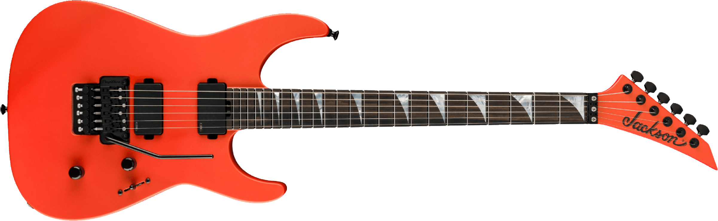 Jackson Sl2mg American Soloist Trem Hh Eb - Satin Lambo Orange - Guitare Électrique MÉtal - Main picture