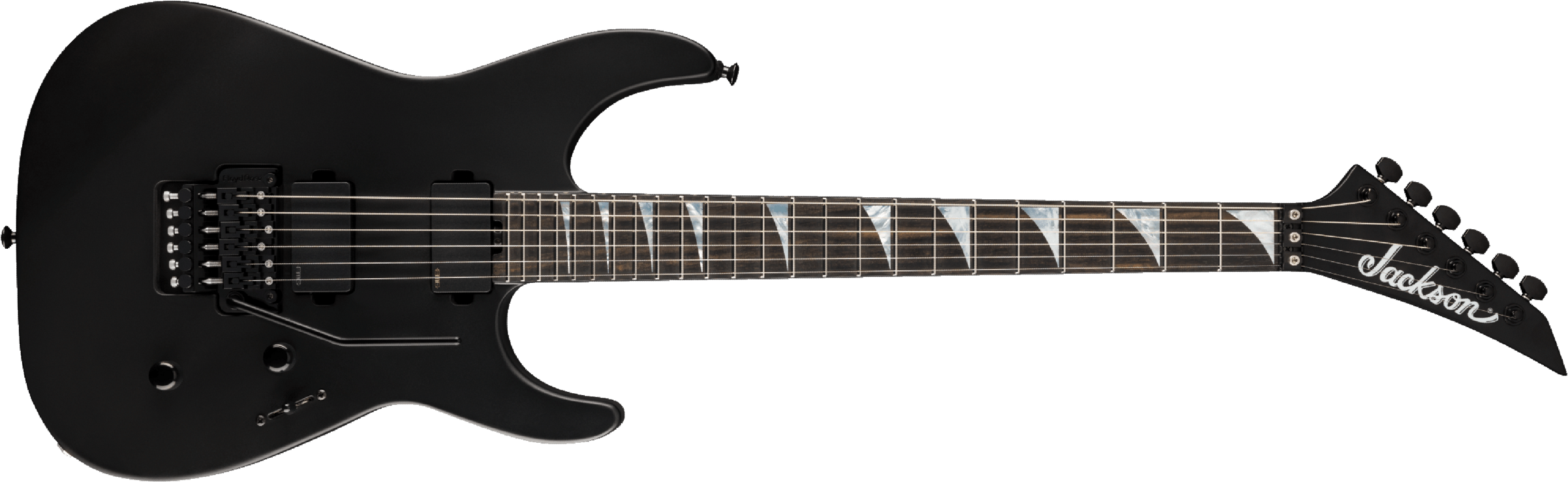 Jackson Sl2mg American Soloist Trem Hh Eb - Satin Black - Guitare Électrique MÉtal - Main picture