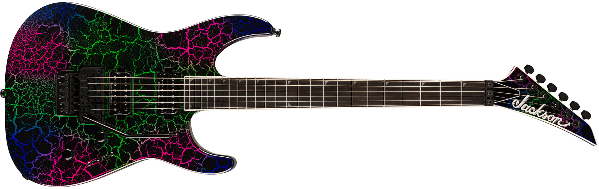 Jackson Soloist Sl2 Pro Plus 2h Seymour Duncan Fr Eb - Bruised Crackle - Guitare Électrique Forme Str - Main picture