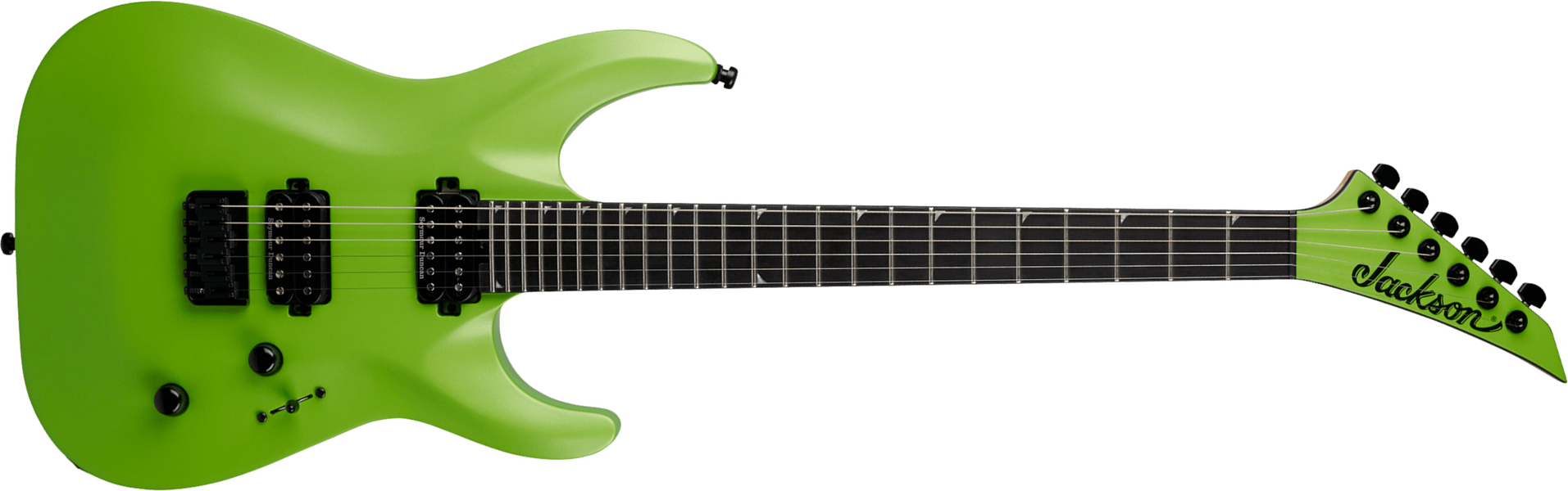 Jackson Soloist Sla2 Ht Pro Plus 2h Seymour Duncan Eb - Toxic Apple - Guitare Électrique MÉtal - Main picture