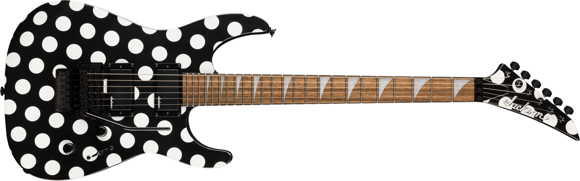 Jackson Soloist Slx Dx Graphic Srs X-series 2h Fr Ama - Polka Dot - Guitare Électrique MÉtal - Main picture
