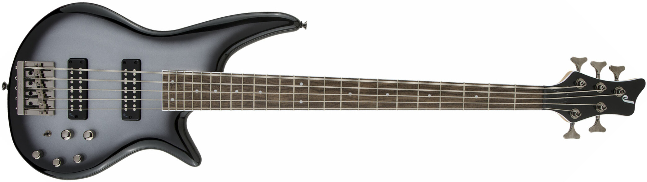 Jackson Spectra Bass Js3v 5c Active Lau - Silverburst - Basse Électrique Solid Body - Main picture