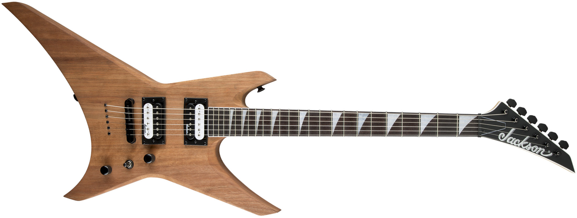 Jackson Warrior Js32t 2h Ht Ama - Natural Oil - Guitare Électrique MÉtal - Main picture