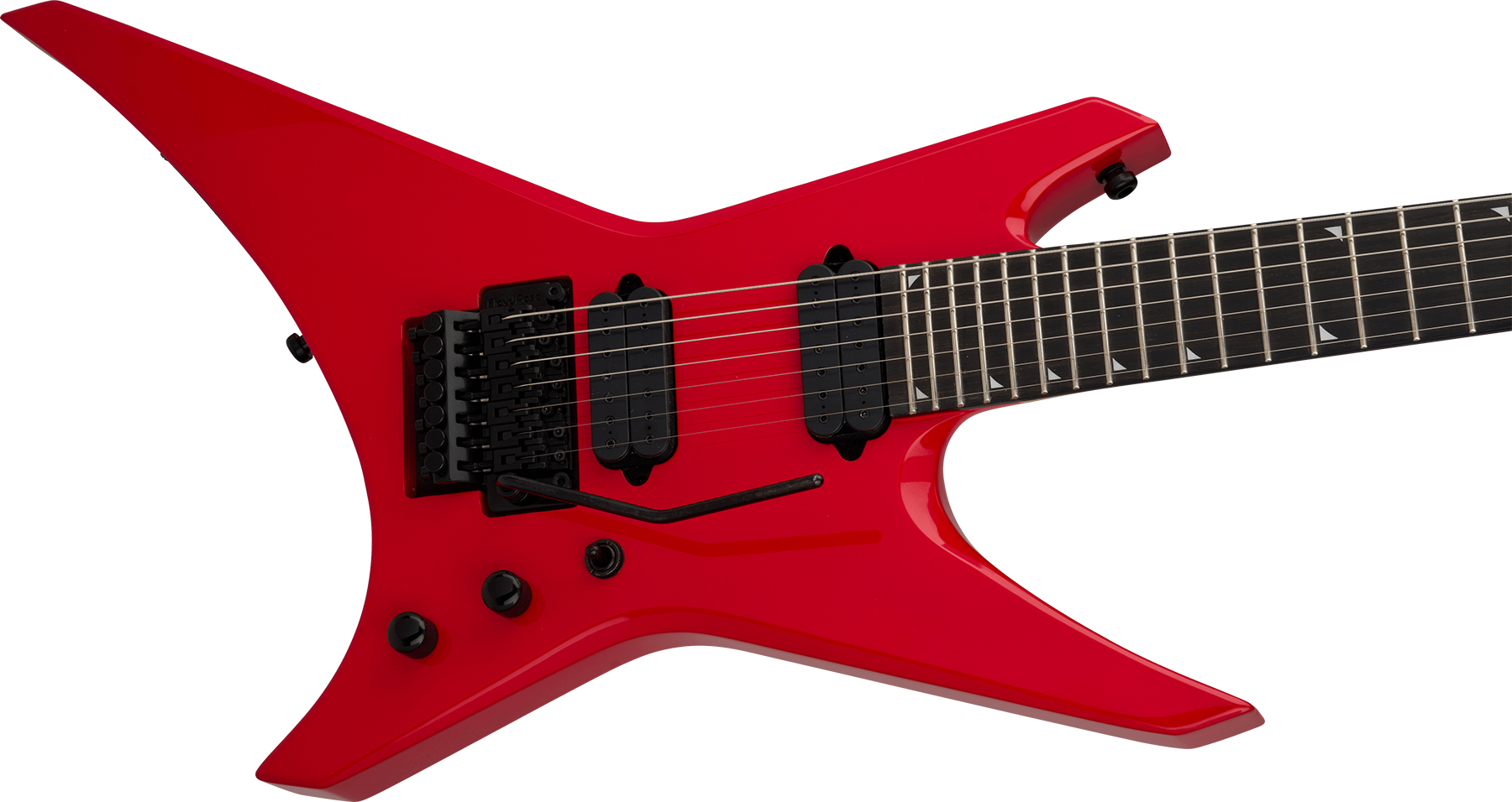 Jackson Dave Davidson Wr7 Pro Signature 7c Baryton 2h Dimarzio Fr Eb - Ferrari Red - Guitare Électrique Baryton - Variation 2
