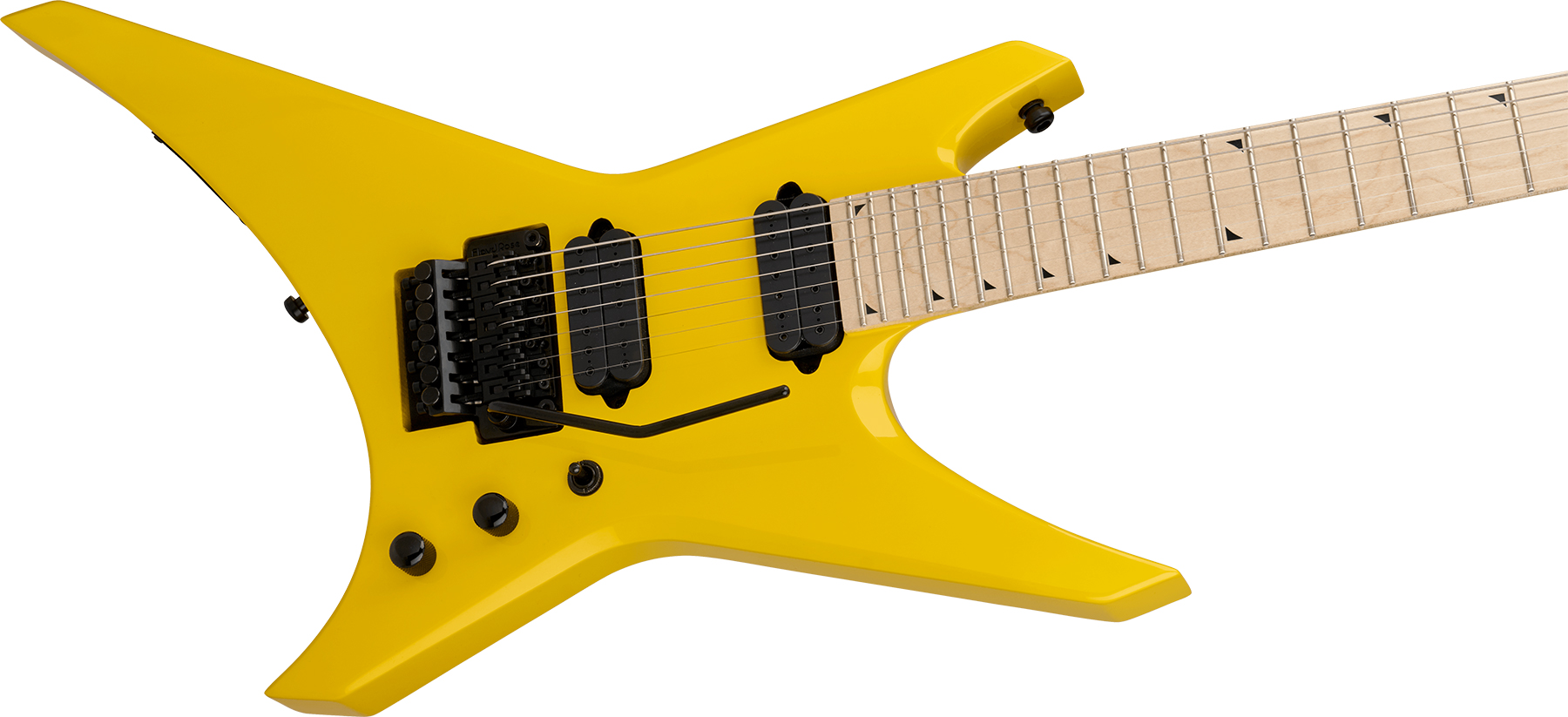 Jackson Dave Davidson Wr7 Pro Signature 7c Baryton 2h Dimarzio Fr Mn - Ferrari Yellow - Guitare Électrique Baryton - Variation 2