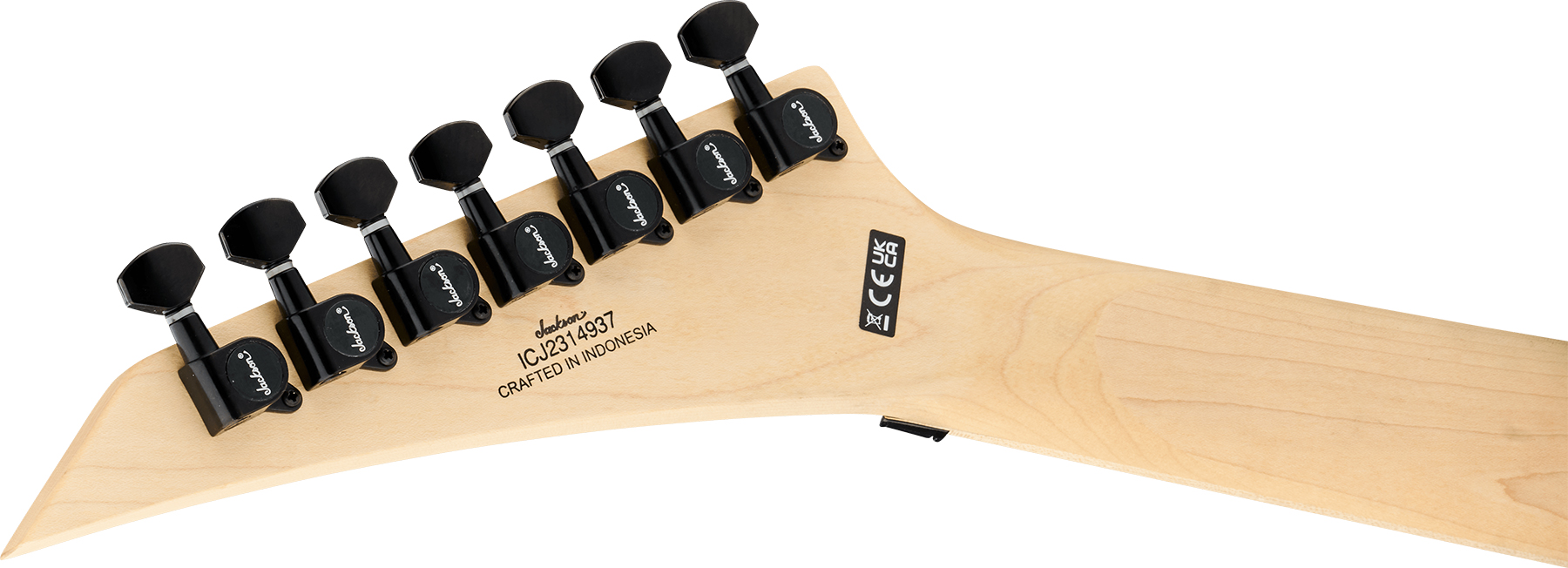 Jackson Dave Davidson Wr7 Pro Signature 7c Baryton 2h Dimarzio Fr Mn - Ferrari Yellow - Guitare Électrique Baryton - Variation 3