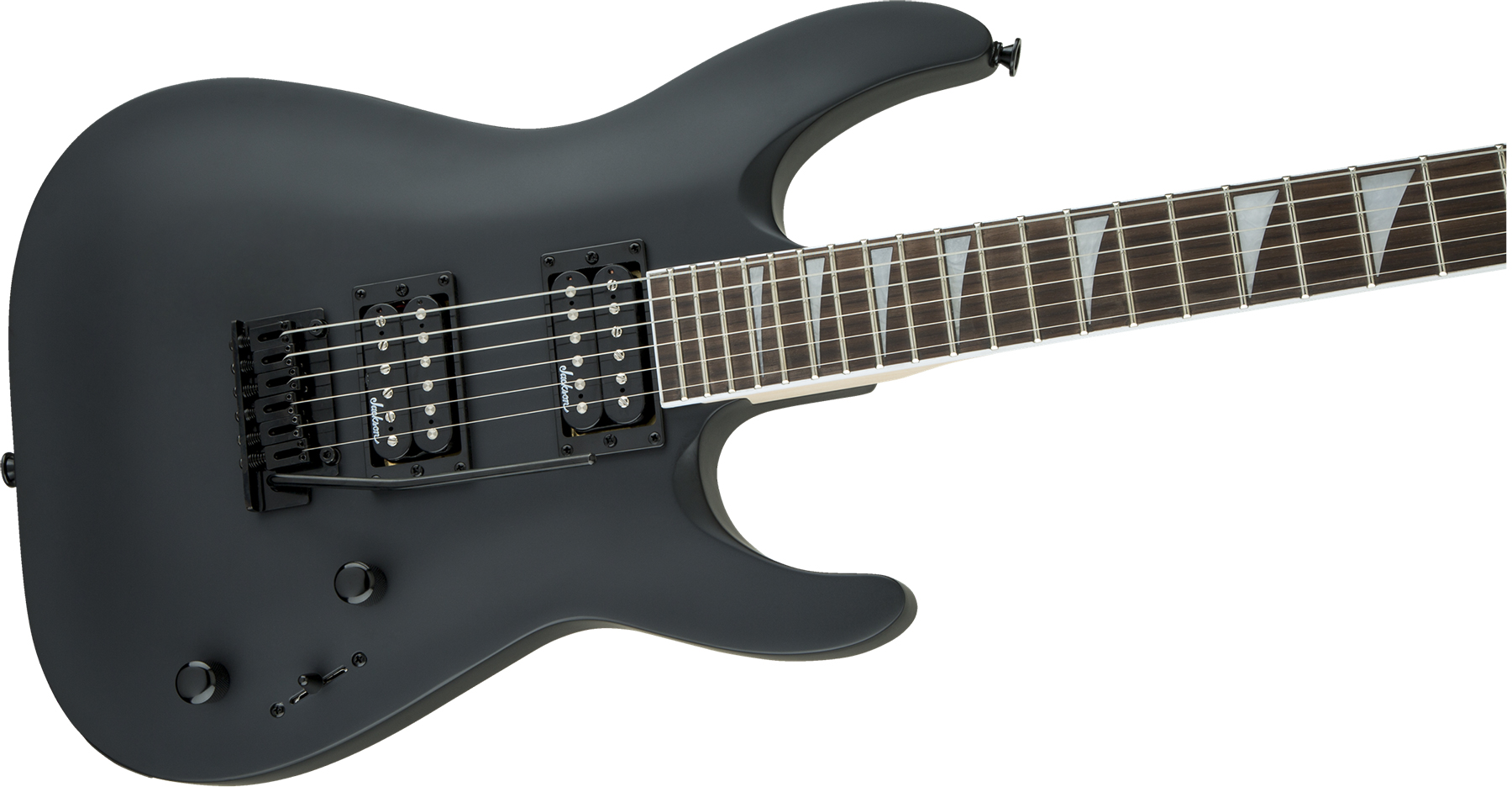 Jackson Dinky Arch Top Dka Js22 2h Trem Ama - Satin Black - Guitare Électrique MÉtal - Variation 2