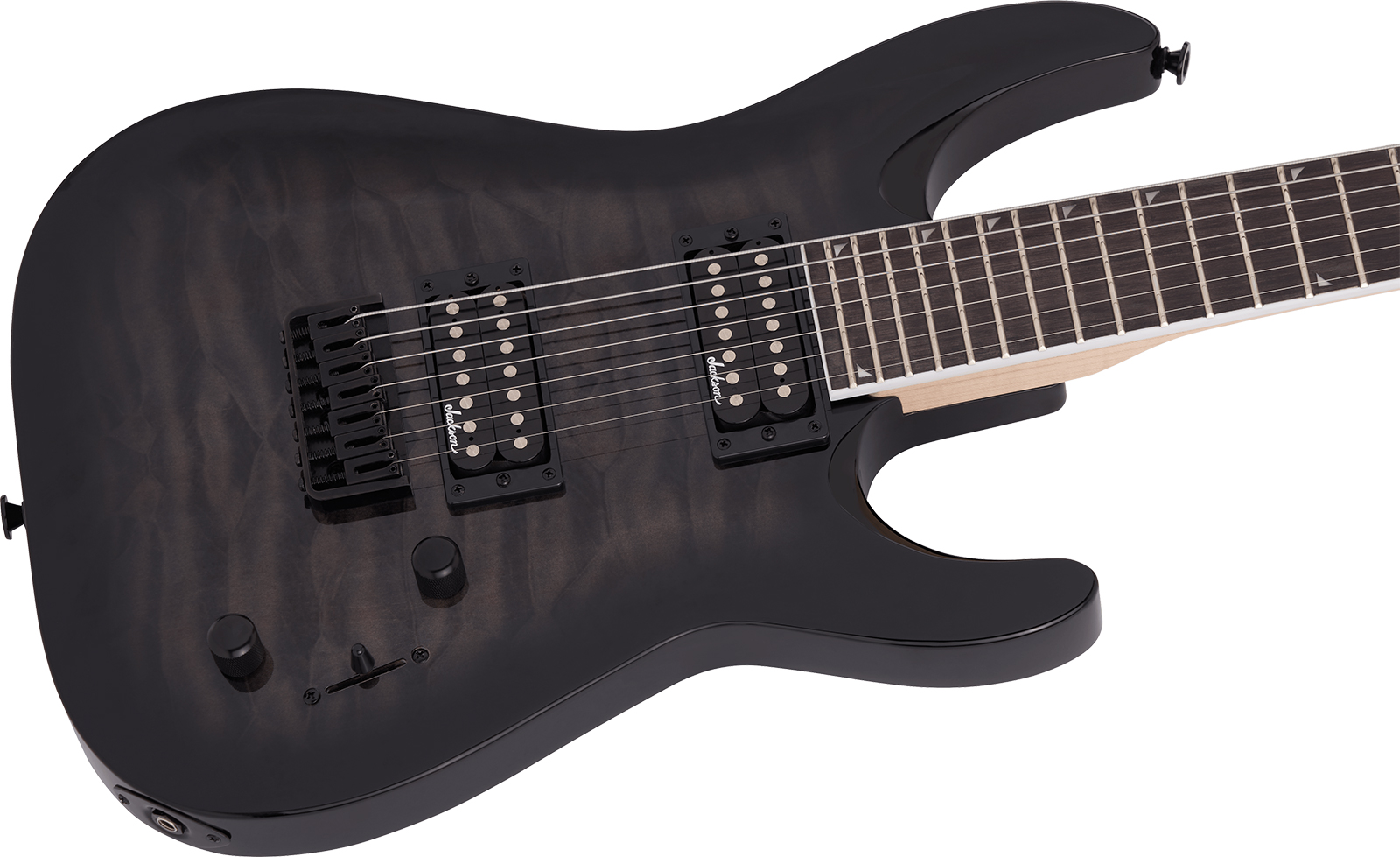 Jackson Dinky Arch Top Js32q Dka  Ht 2h Ama - Trans Black Burst - Guitare Électrique MÉtal - Variation 2