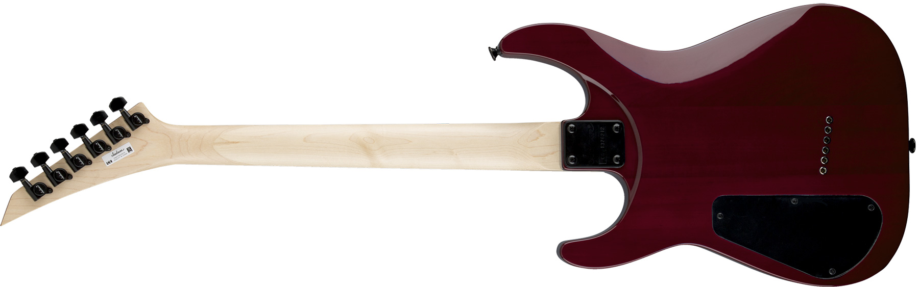 Jackson Dinky Arch Top Js32tq Dka  Hh Ht Ama - Transparent Red - Guitare Électrique MÉtal - Variation 1