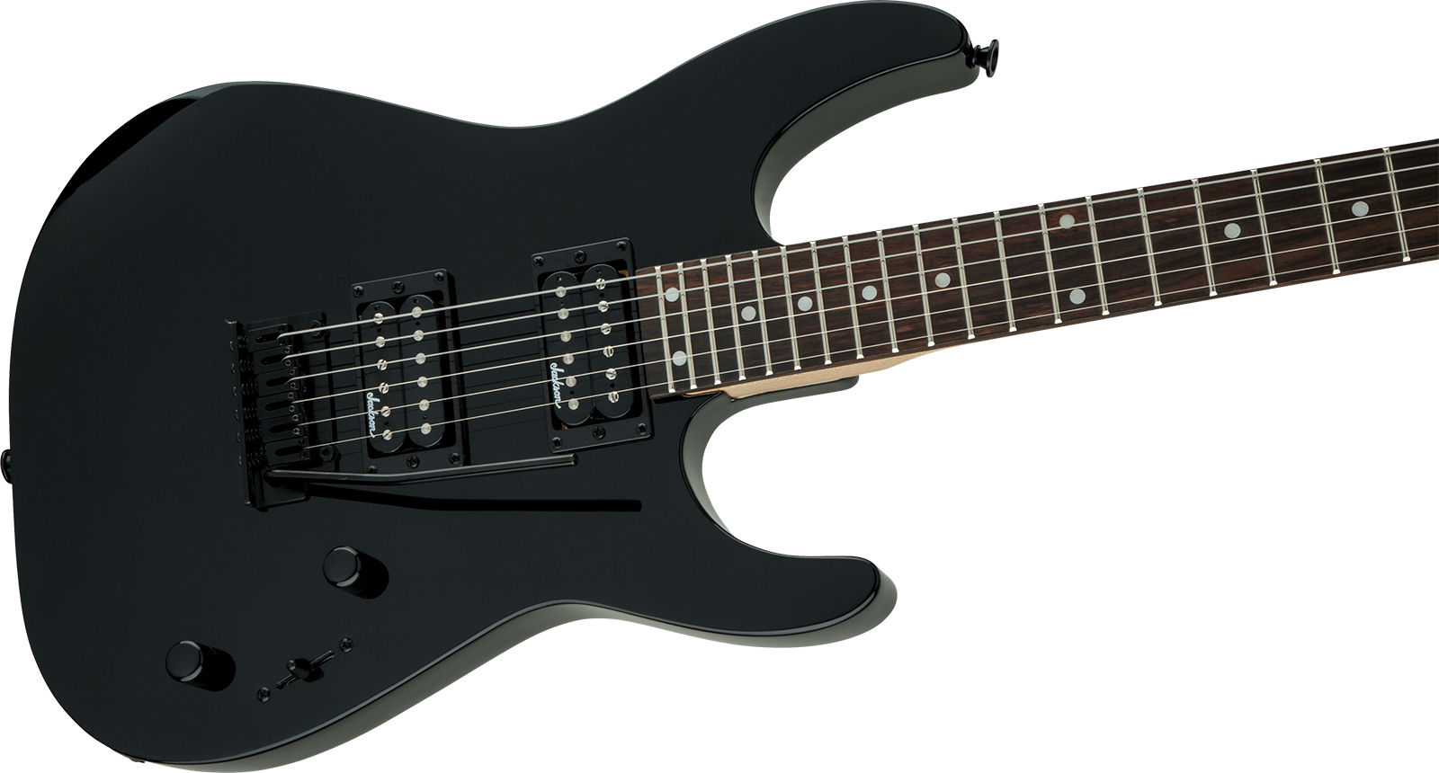 Jackson Dinky Js12 2h Trem Ama - Black - Guitare Électrique MÉtal - Variation 2