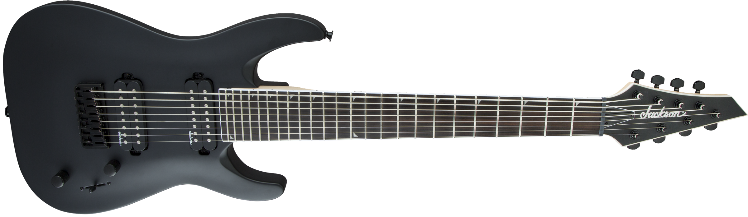 Jackson Dinky Js32-8 Js Series Hh Ht - Satin Black - Guitare Électrique 8 Et 9 Cordes - Variation 2