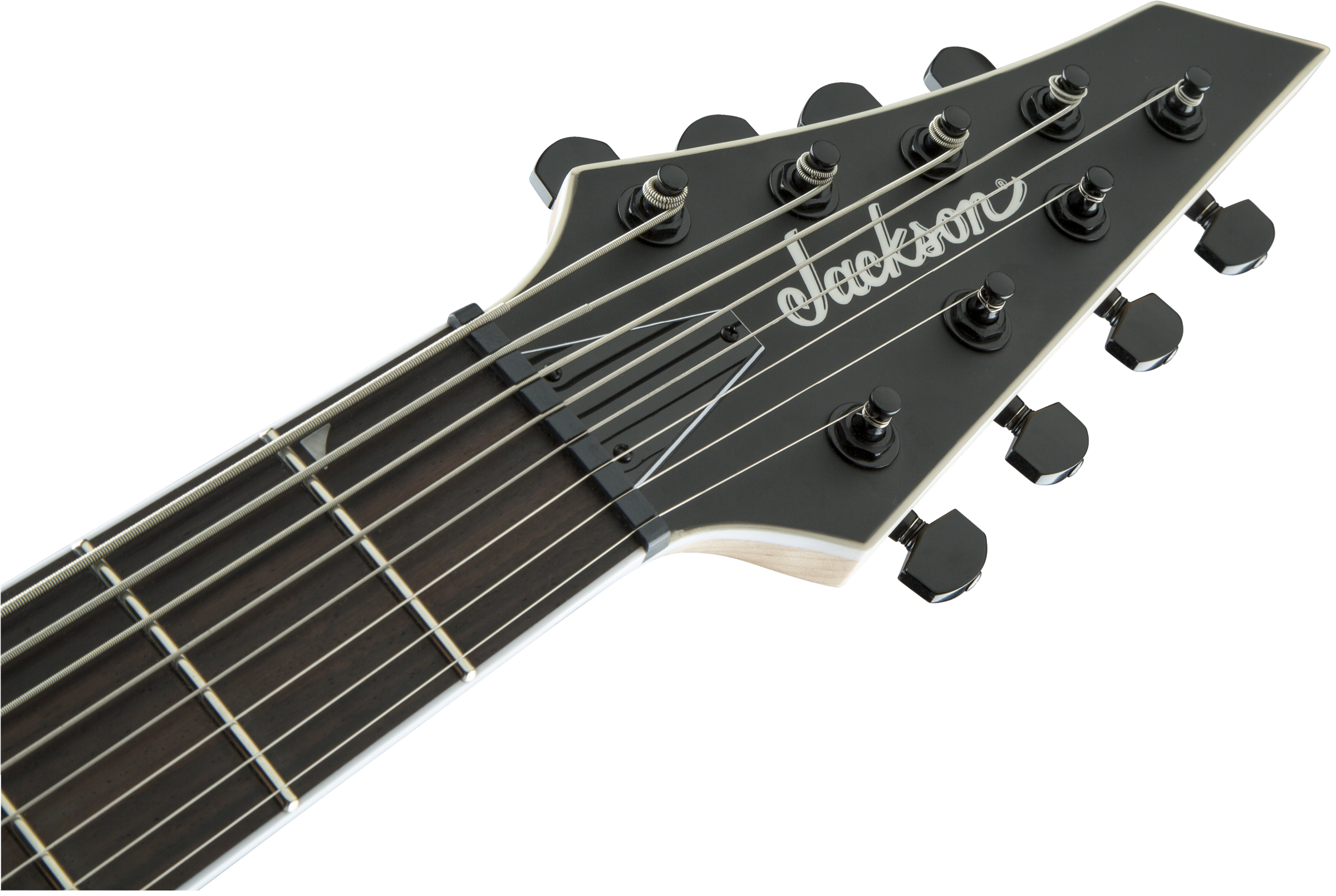 Jackson Dinky Js32-8 Js Series Hh Ht - Satin Black - Guitare Électrique 8 Et 9 Cordes - Variation 4