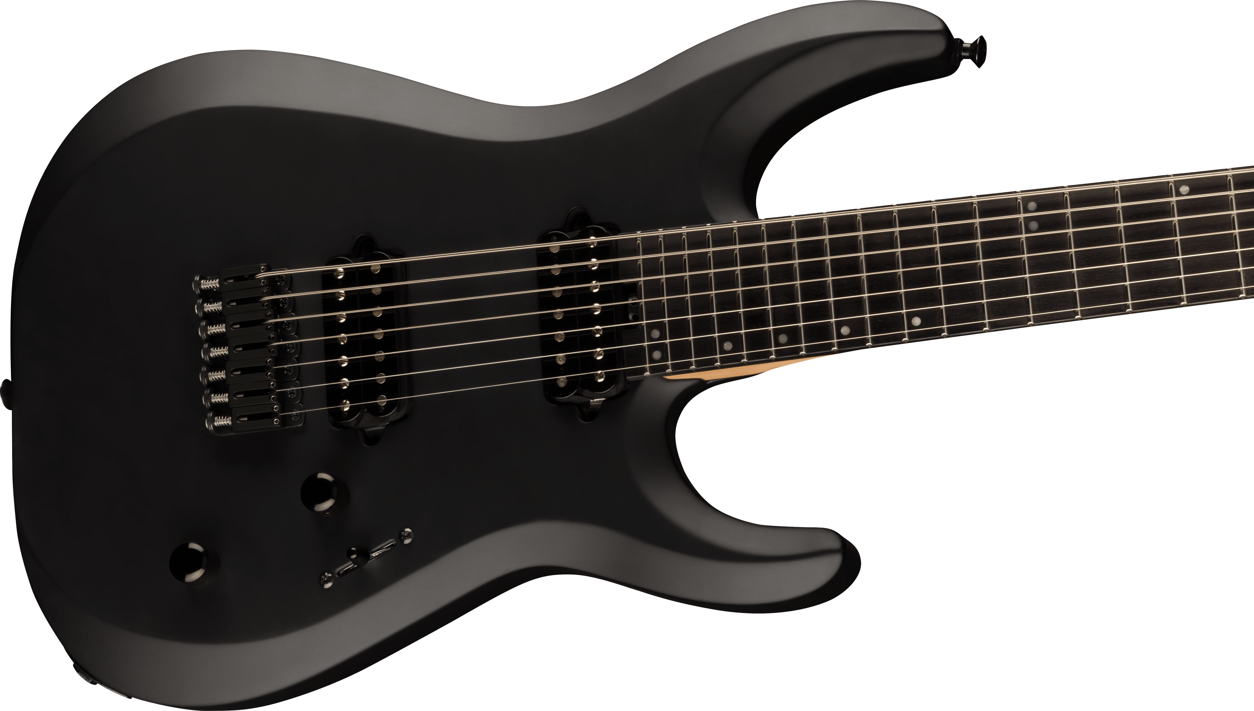Jackson Dinky Mdk Ht7 Pro Plus 2h Bare Knuckle Eb - Satin Black - Guitare Électrique 7 Cordes - Variation 3