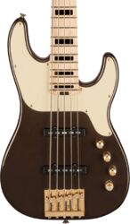 Basse électrique solid body Jackson Adam Blackstone Pro Gladys Jackson Concert Bass 5-String - Black stone