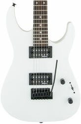 Guitare électrique forme str Jackson Dinky JS11 - Snow white