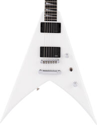 Guitare électrique métal Jackson Pro King V KVTMG - Snow white