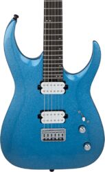 Guitare électrique forme str Jackson Pro Plus Misha Mansoor Juggernaut HT6 - Blue sparkle