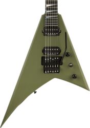 Guitare électrique métal Jackson American Rhoads RR24 - Matte Army Drab